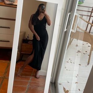 Vintage MR BOOTS LIMITED Edition black knit dress size Small